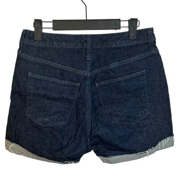 Universal Thread Vintage Midi Dark Wash Denim Shorts - Picture 2 of 4